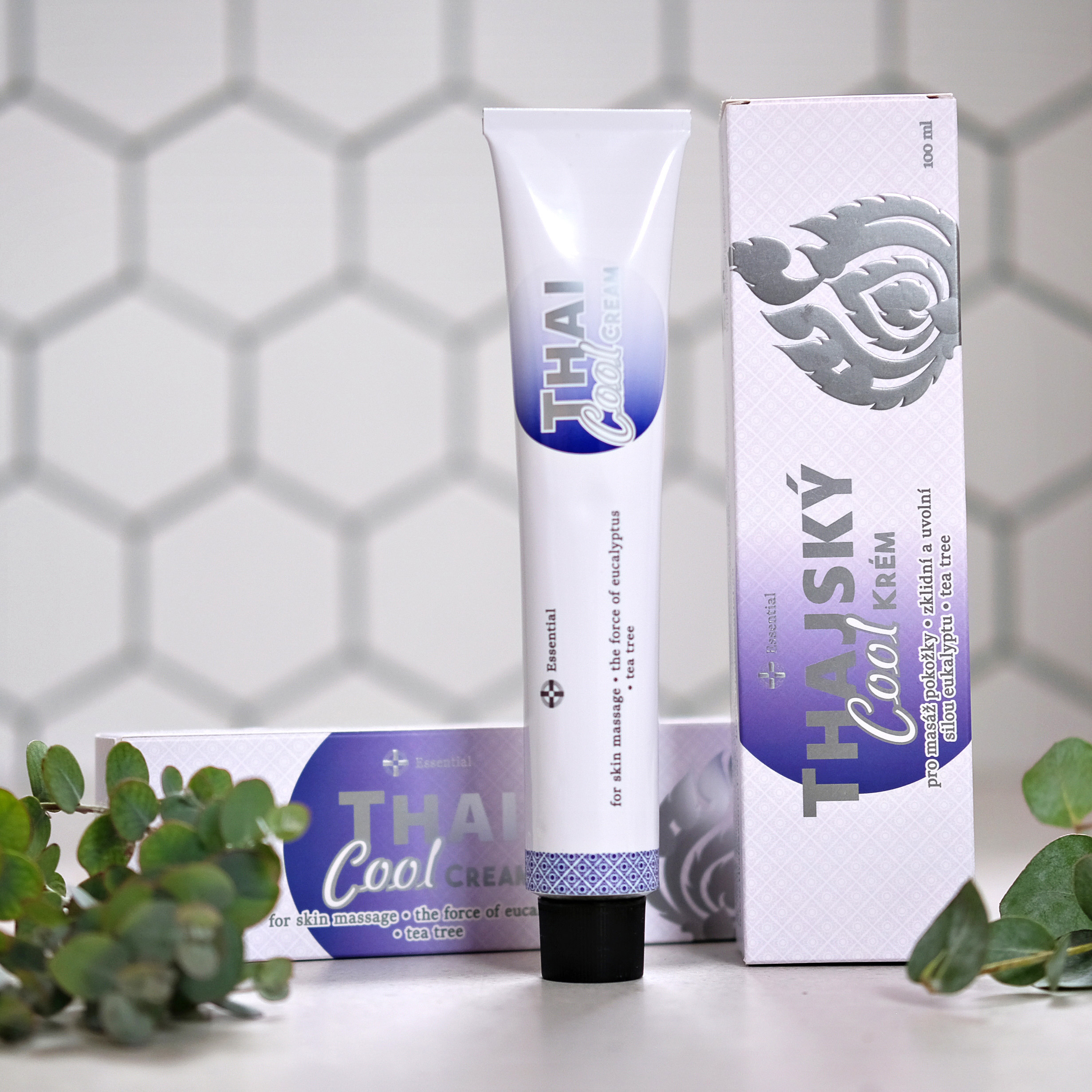 Levně Thajský krém +Essential Cool 100g