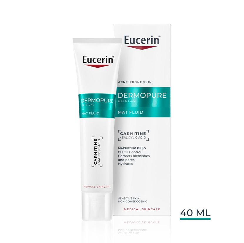 Levně Eucerin DermoPure CLINICAL zmatňující fluid 40ml