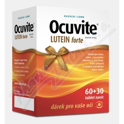 Levně Bausch+Lomb Ocuvite Lutein Forte tbl.60+30 DAREK