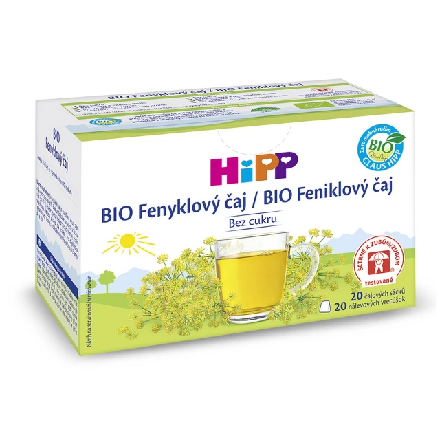 Levně HiPP ČAJ BIO Fenyklový čaj 20x1.5g