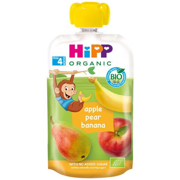 Levně HiPP KAPSIČKA BIO Jablko-Hruška-Banán 100g