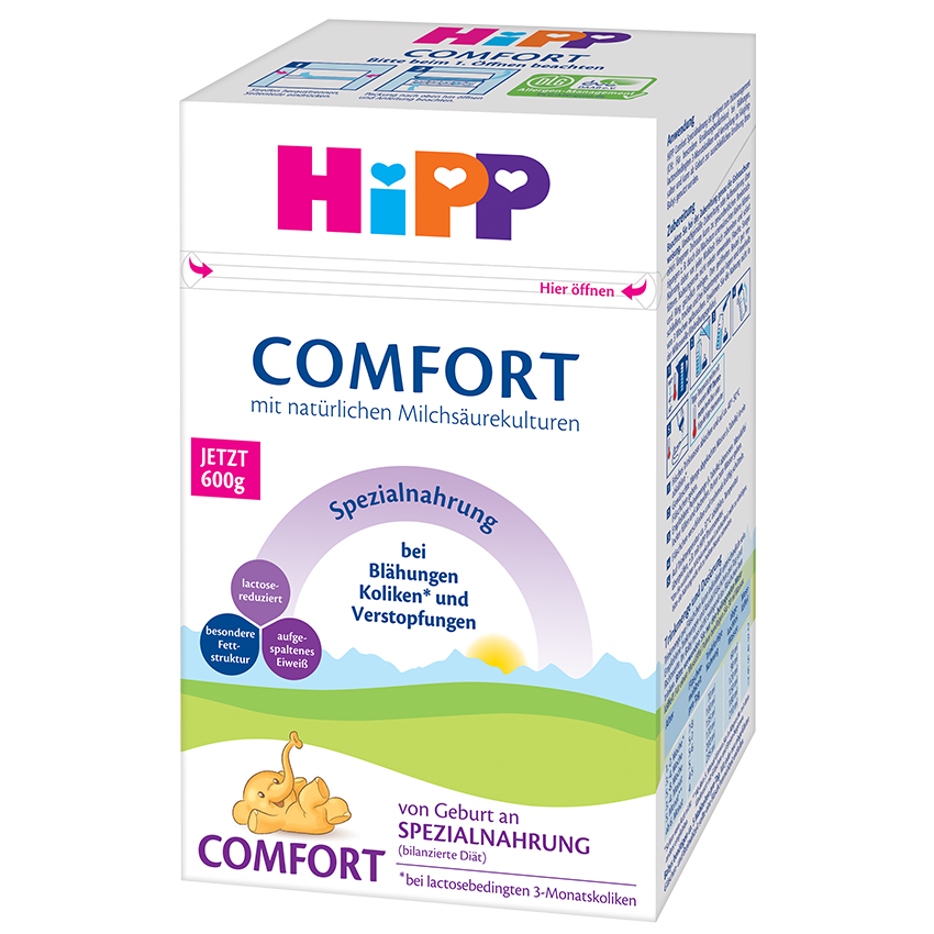 Levně HiPP MLÉKO Comfort speciální kojenecká výživa 600g