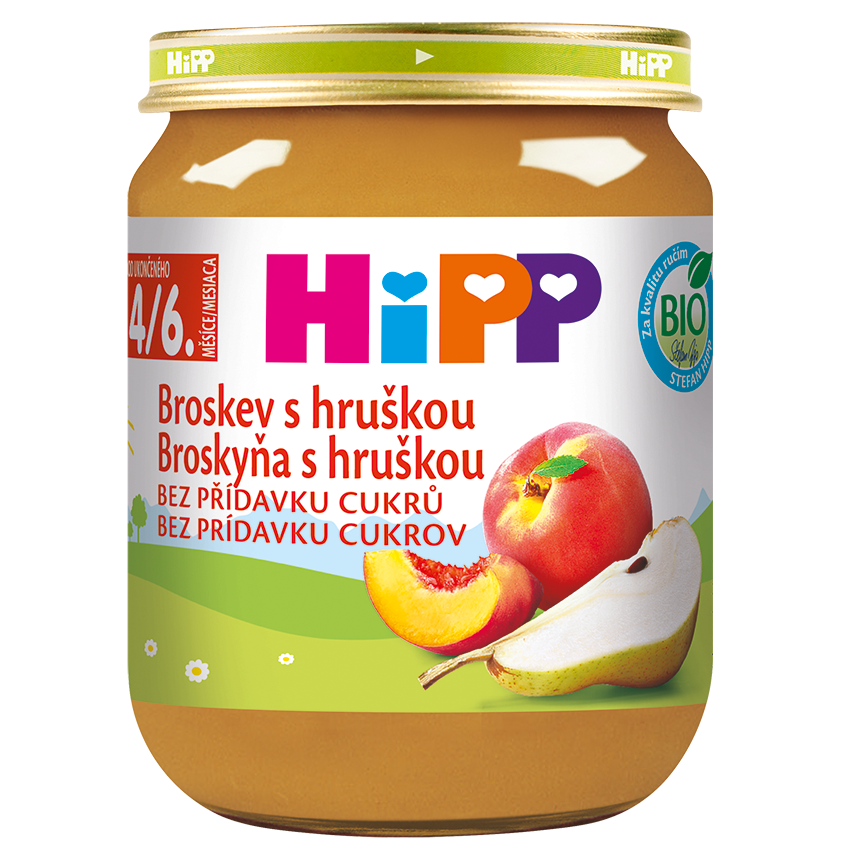 Levně HiPP OVOCE BIO Broskev s hruškou 125g