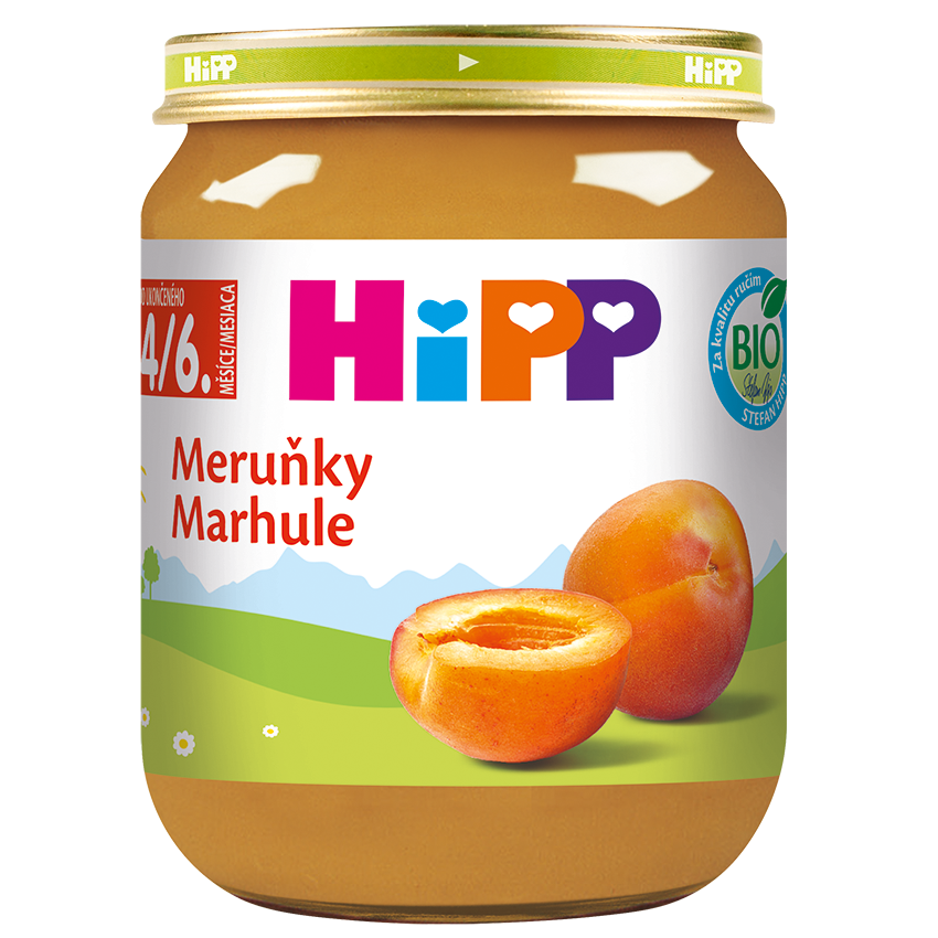 Levně HiPP OVOCE BIO Meruňky 125g