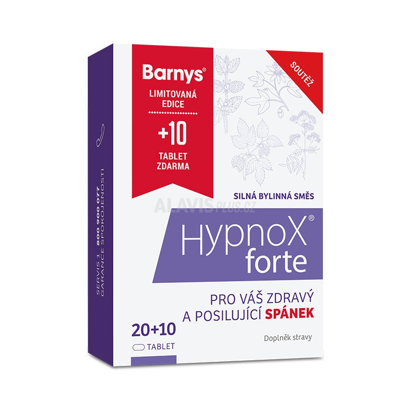 Levně Barnys HypnoX forte tbl.20+10 zdarma