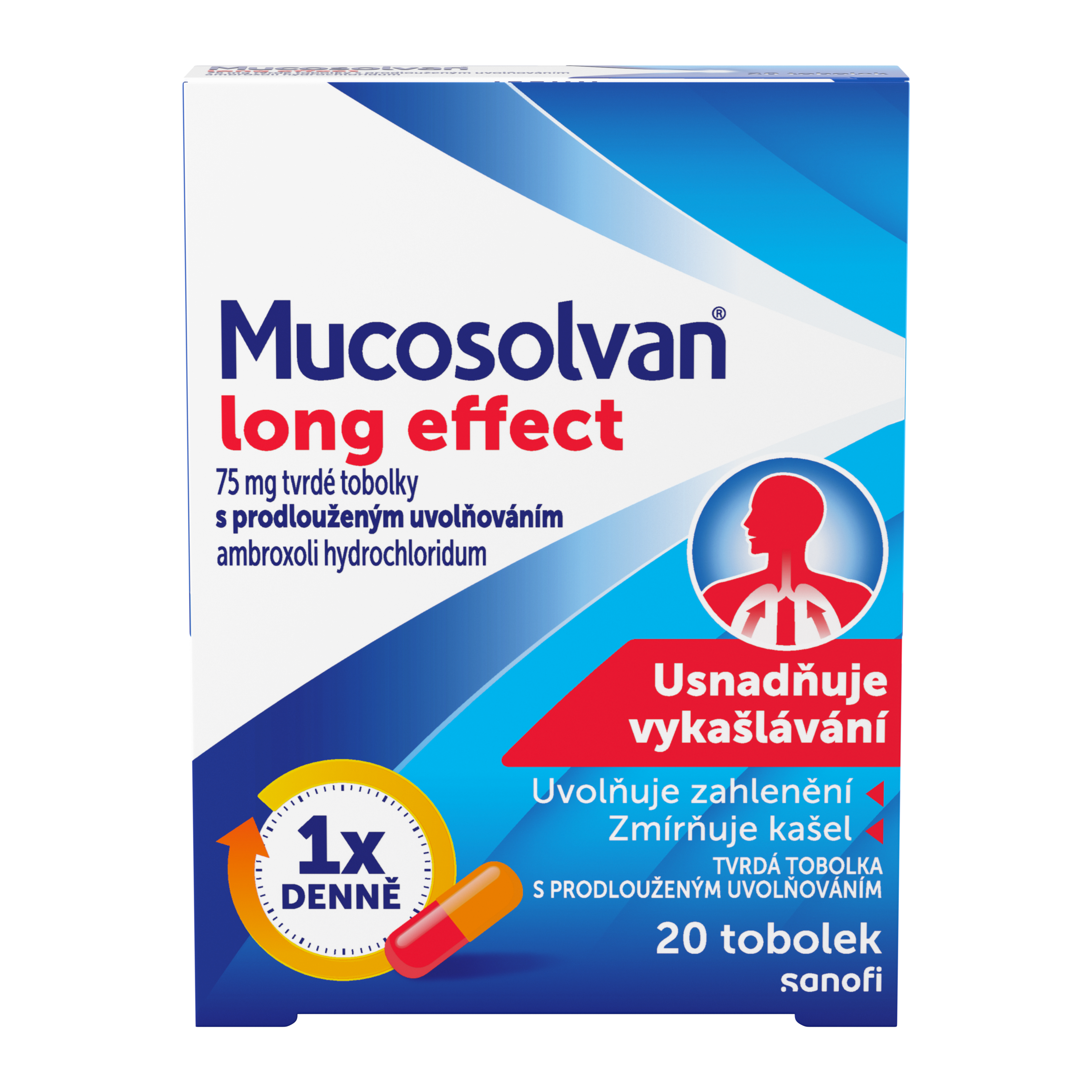 Levně Mucosolvan Long Effect 75mg 20 tobolek