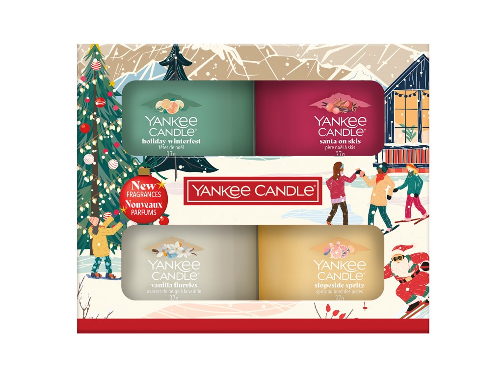 Levně YANKEE CANDLE Vánoční Set 2025 4× 37 g