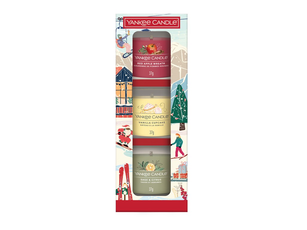Levně YANKEE CANDLE Vánoční Set 2025 II, 3× 37 g