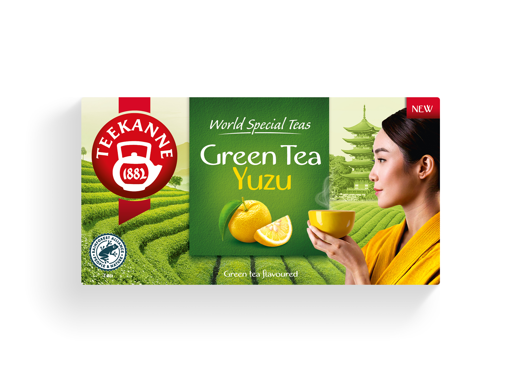Levně TEEKANNE Green Tea Yuzu 20x1.75g