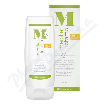 Levně Mediket Ictamo šampon mastné lupy a seborea 180ml