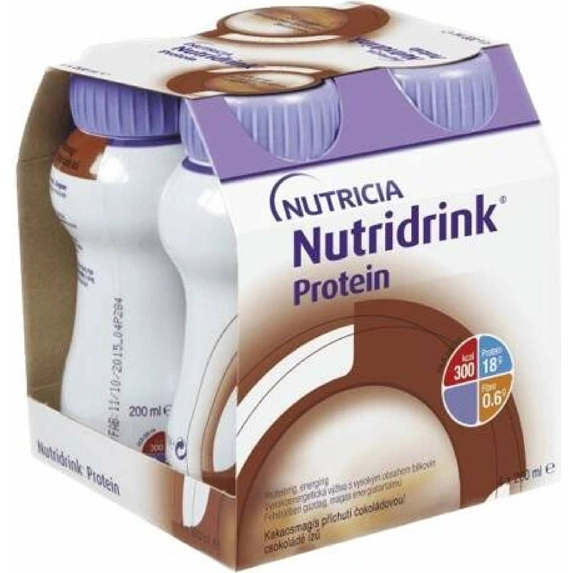 Levně Nutridrink Protein s přích.čokoláda 4x200ml