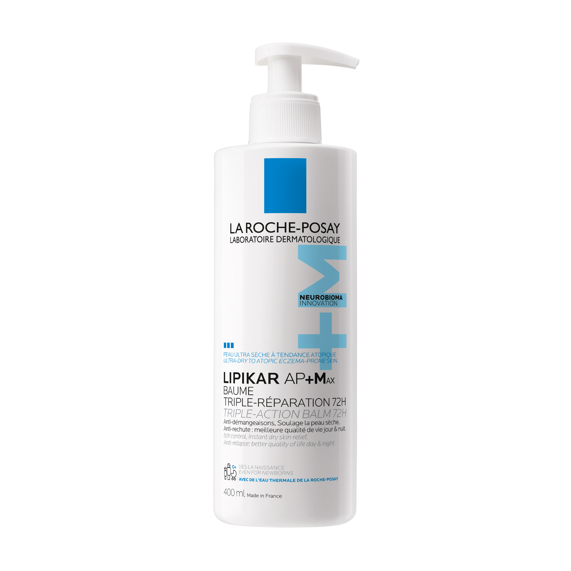Levně LA ROCHE-POSAY LIPIKAR AP+Max balzám 400ml