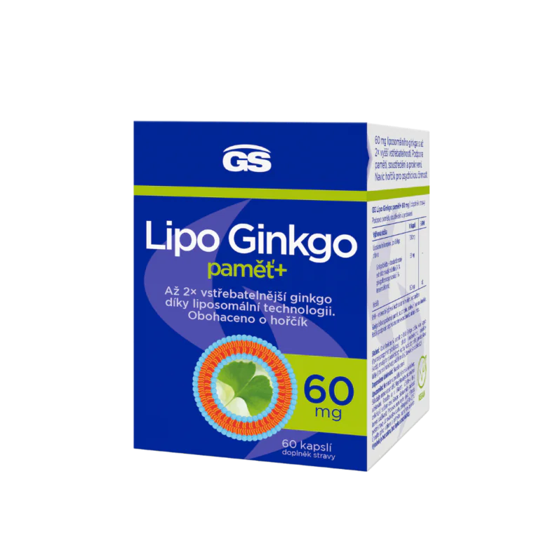 Levně GS Lipo Ginkgo paměť+ 60mg cps.60