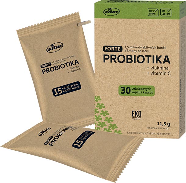 Levně Vitar EKO Probiotika forte 30 kapslí