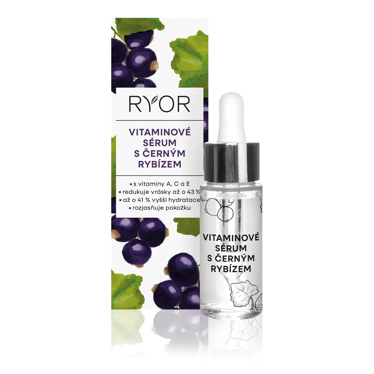 Levně RYOR Vitaminové sérum s černým rybízem 15ml