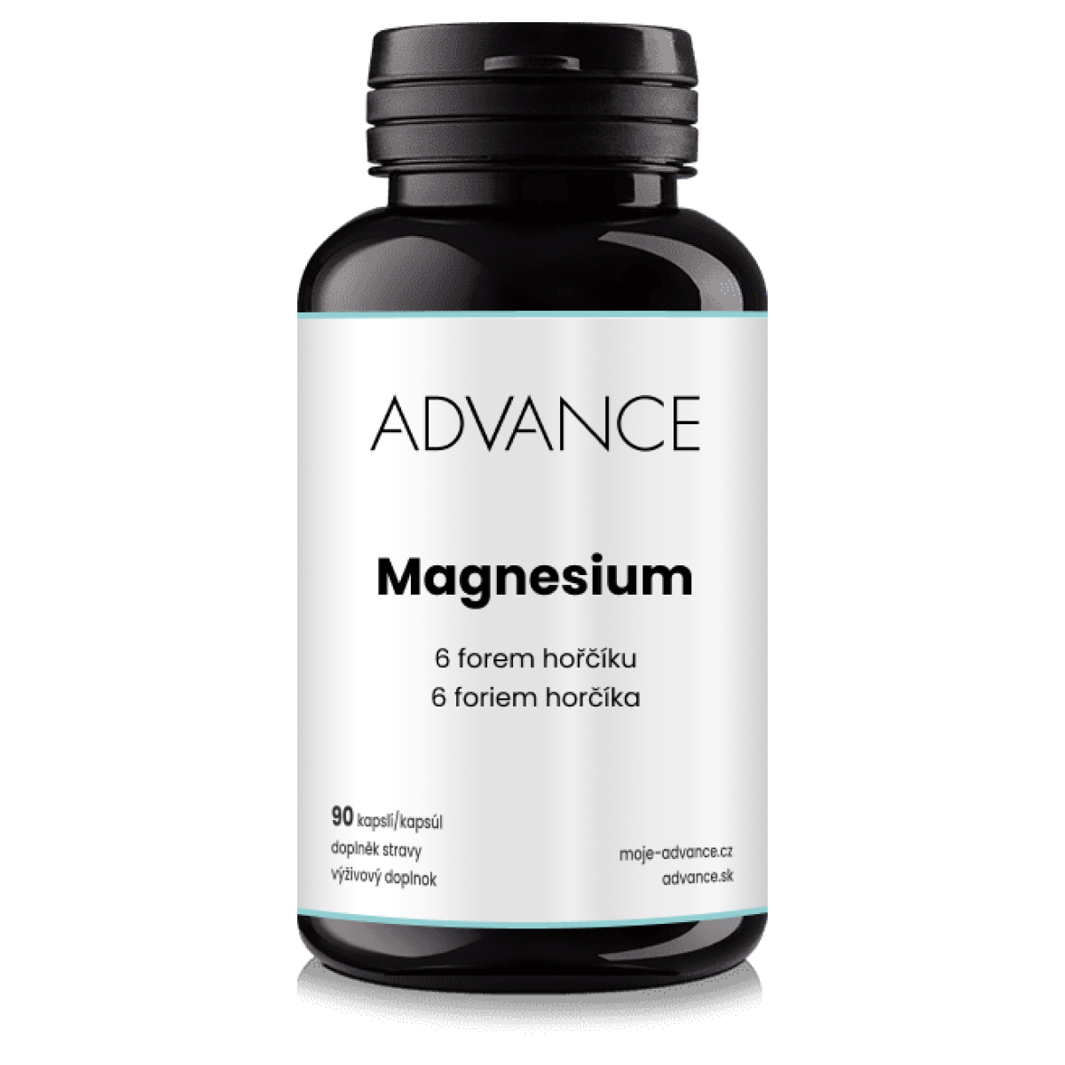 Levně ADVANCE Magnesium 90 kapslí - 6 forem hořčíku