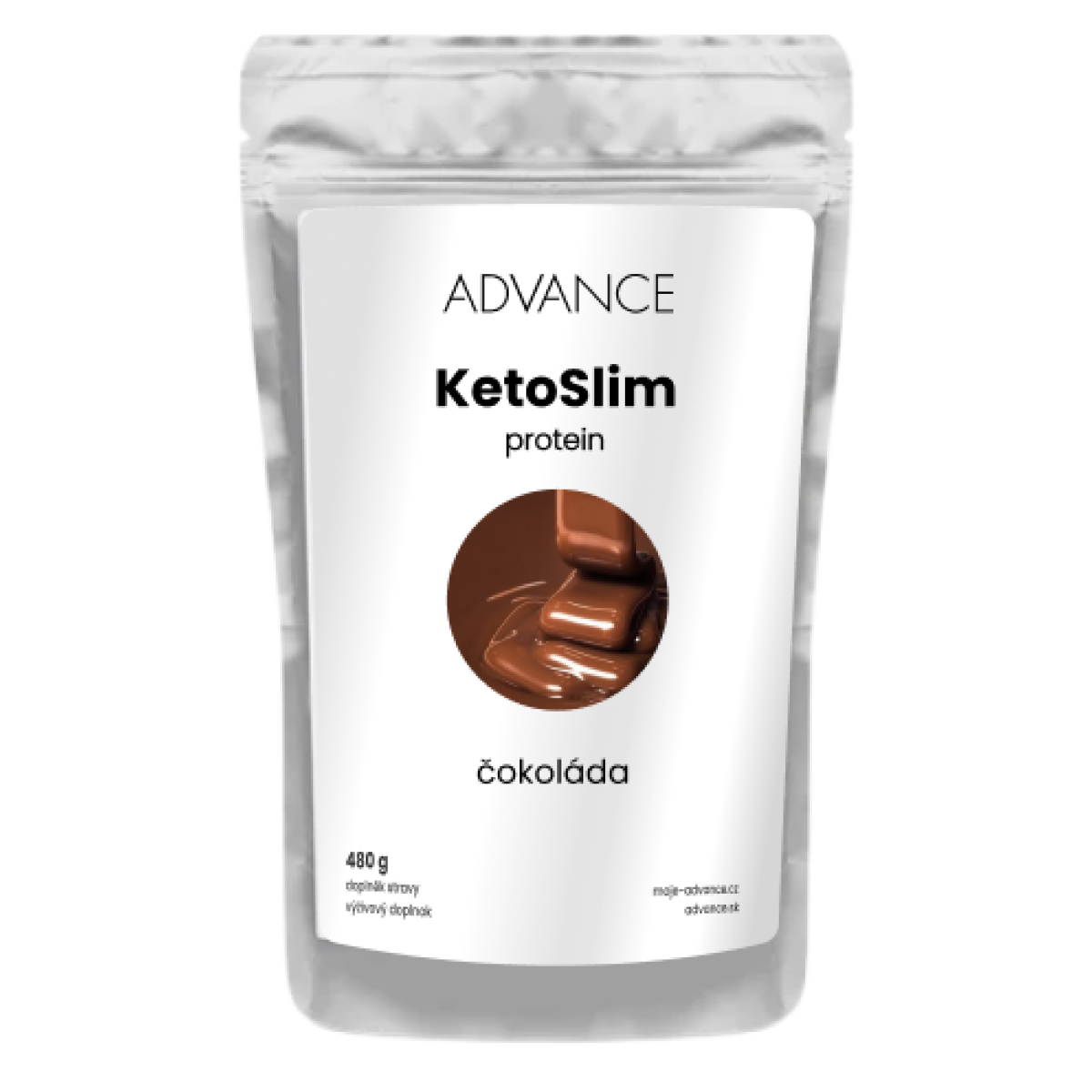 Levně ADVANCE KetoSlim - příchuť čokoláda 480 g