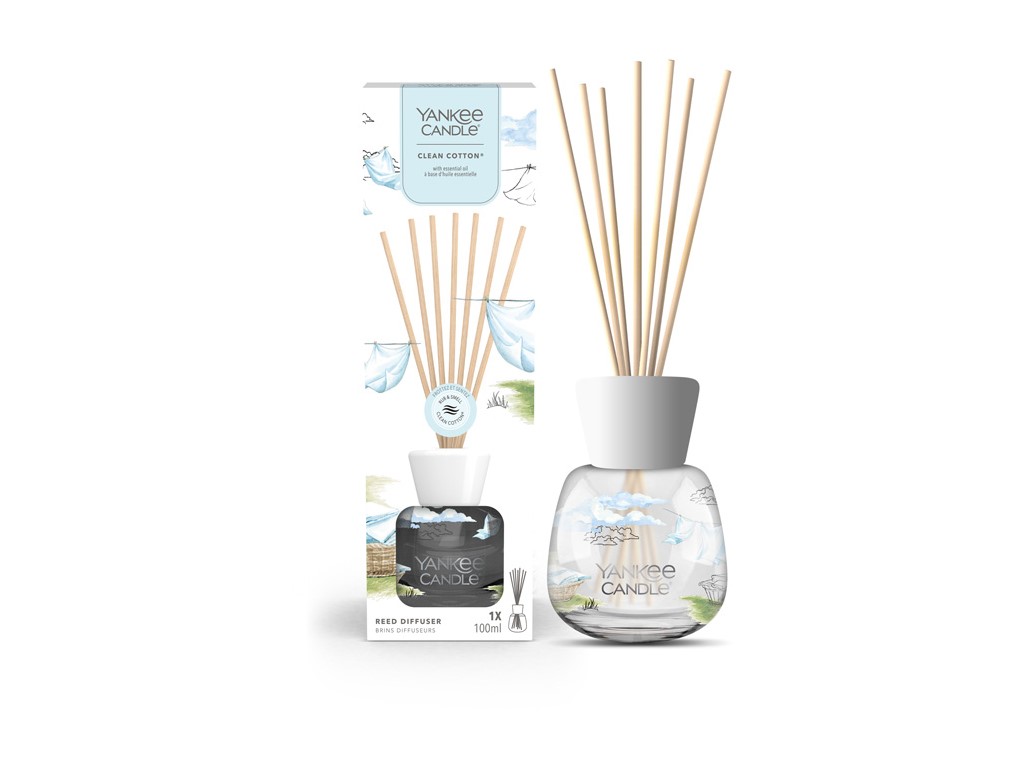 Levně YANKEE CANDLE Difúzer Clean Cotton 100 ml