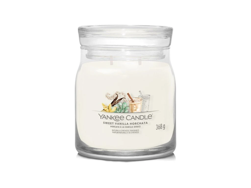 Levně Yankee Candle vonná svíčka Sweet Vanilla Horchata 368g