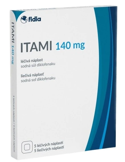 Levně Itami 140mg 5 léčivých náplastí