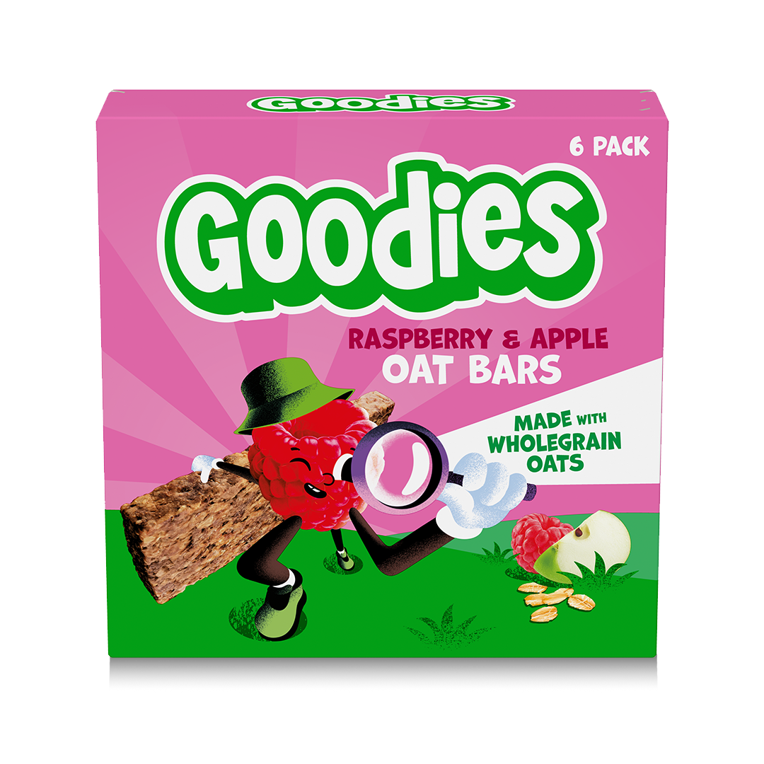 Levně Goodies ovesná tyčinka malina a jablko 23g