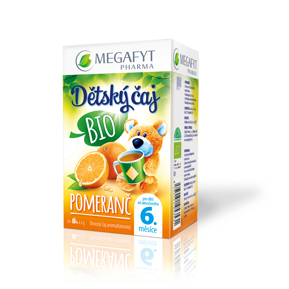 Levně Megafyt Dětský čaj Pomeranč BIO 20x2g