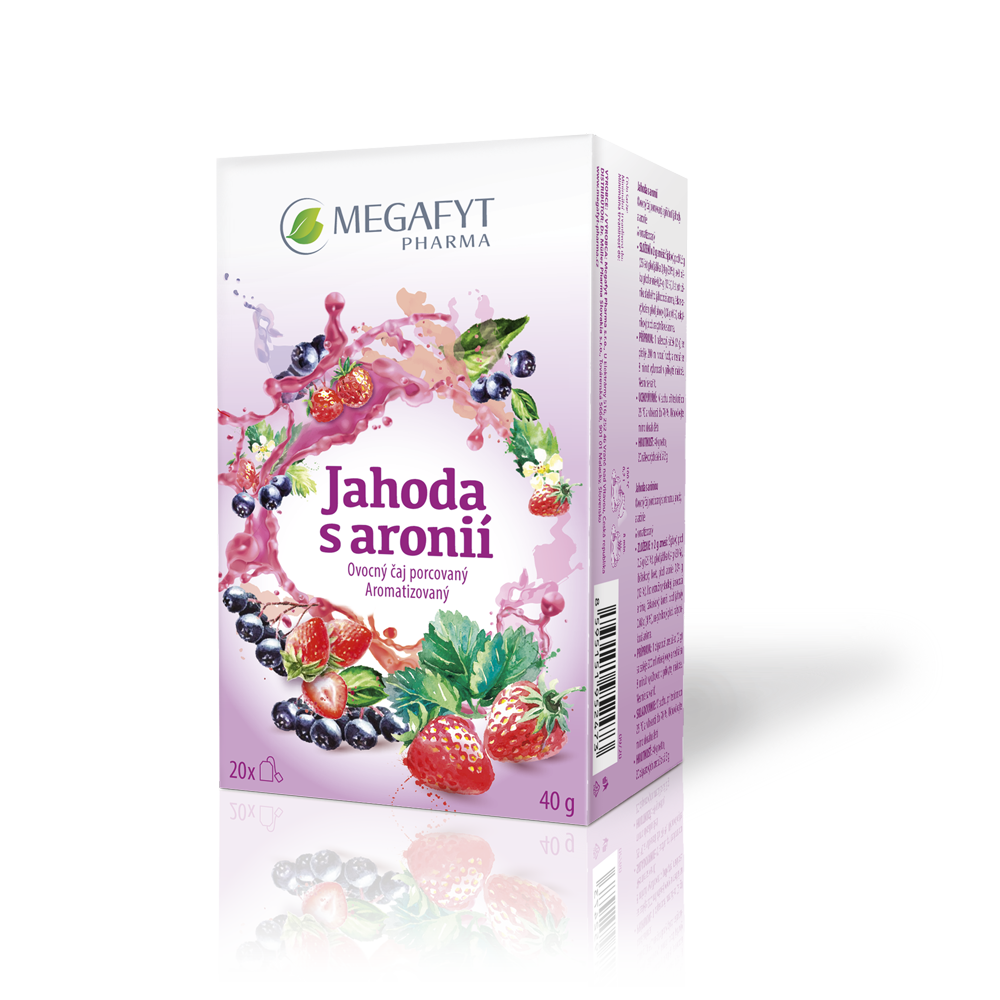 Levně Megafyt Jahoda s aronií 20x2g