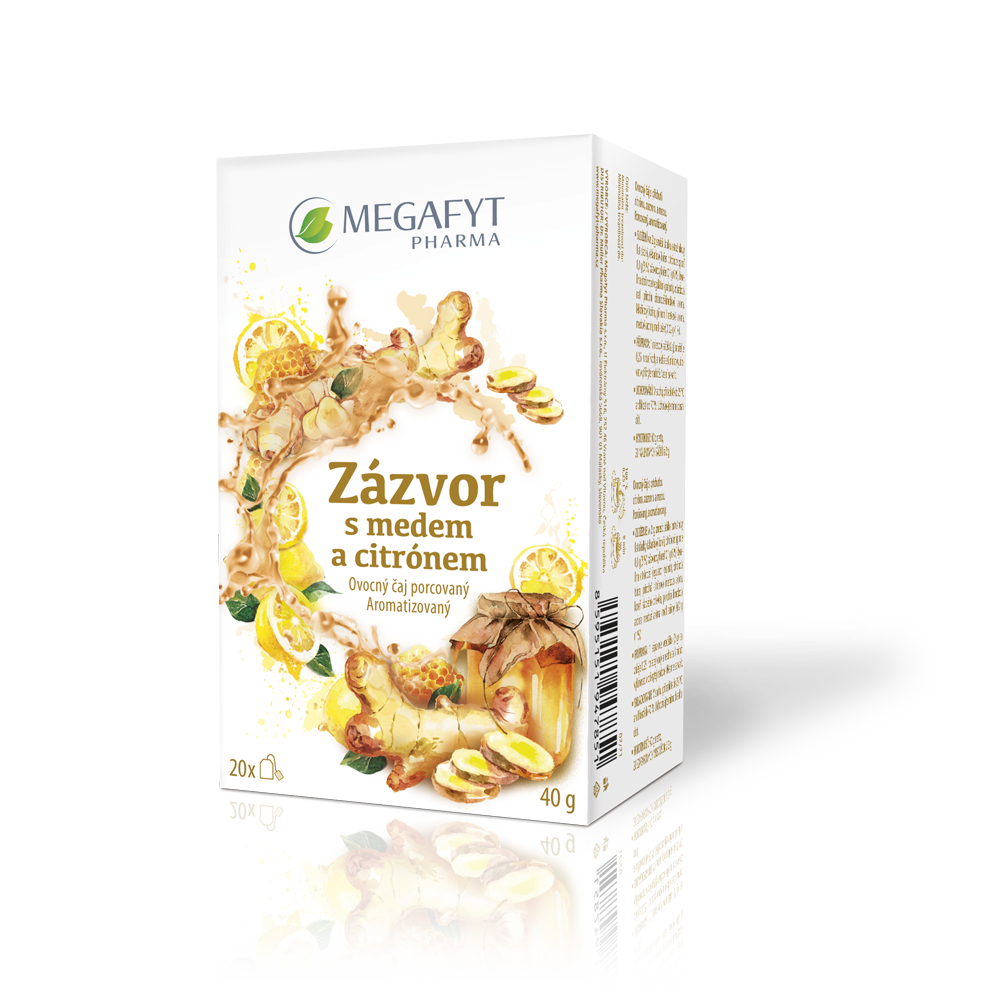 Levně Megafyt Ovocný Zázvor s medem a citrónem 20x2g