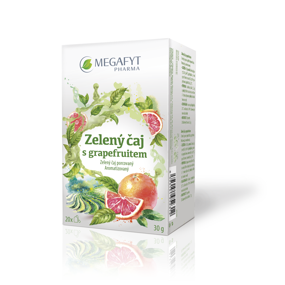 Levně Megafyt Zelený čaj s grapefruitem 20x1.5g