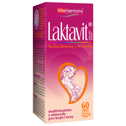 Levně VitaHarmony Laktavit pro kojící ženy 60 tablet
