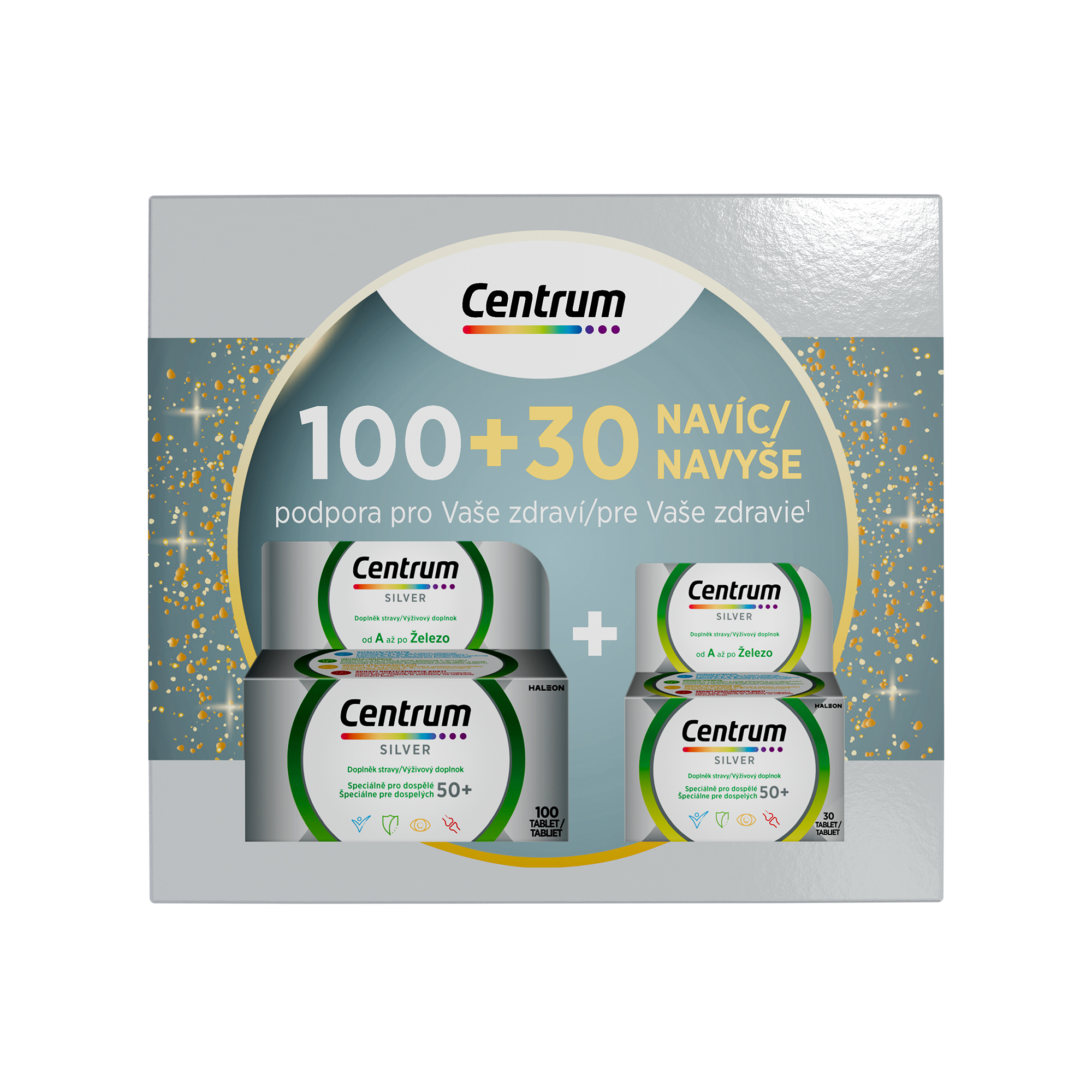Levně Centrum Silver 50+, 100+30 tablet dárkové balení