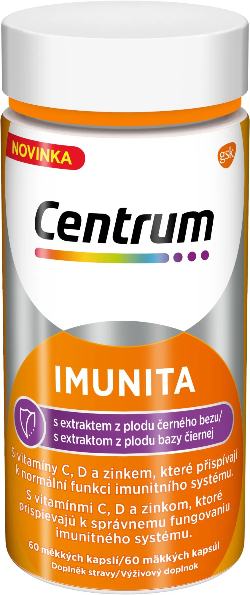 Levně Centrum Imunita s extraktem z černého bezu 60 kapslí