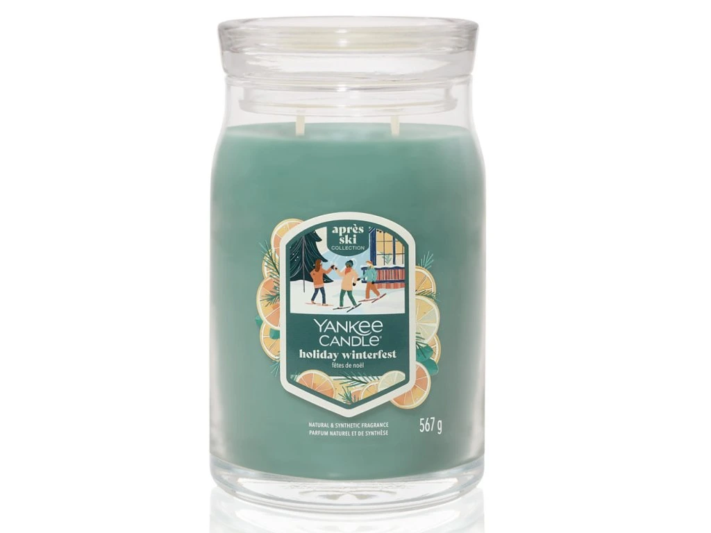 Levně Yankee Candle vonná svíčka Holiday Winterfest 567g