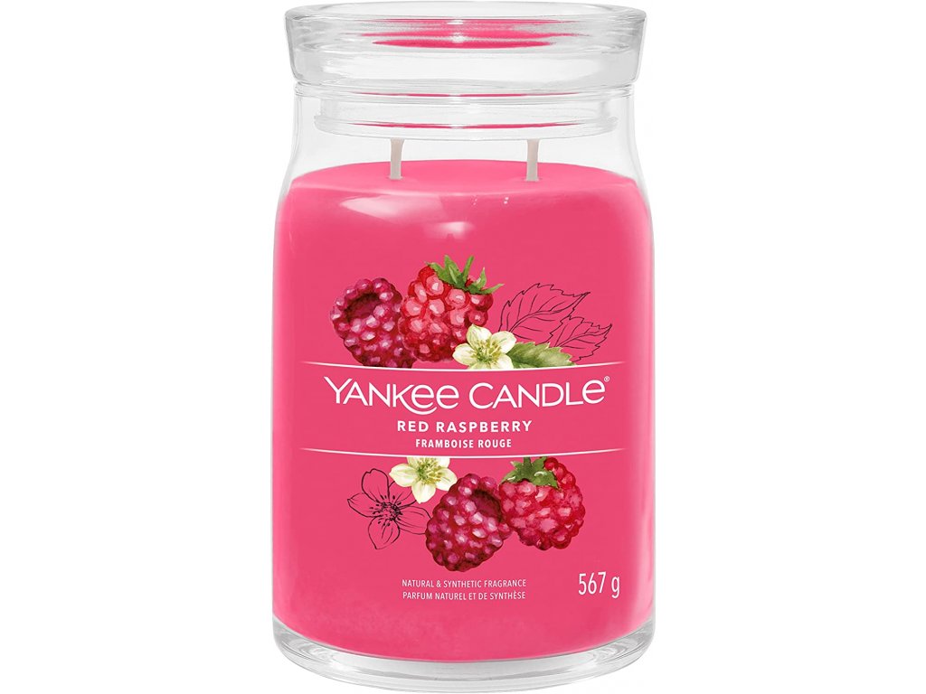 Levně Yankee Candle vonná svíčka Red Raspberry 567g
