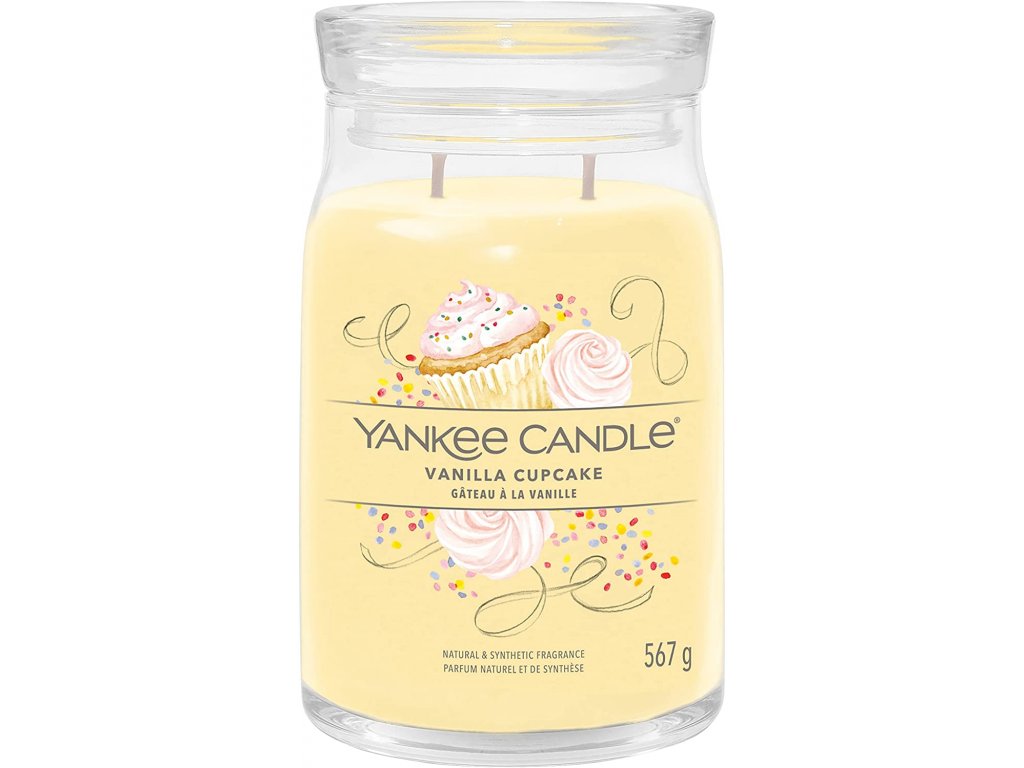 Levně Yankee Candle vonná svíčka Vanilla Cupcake 567 g