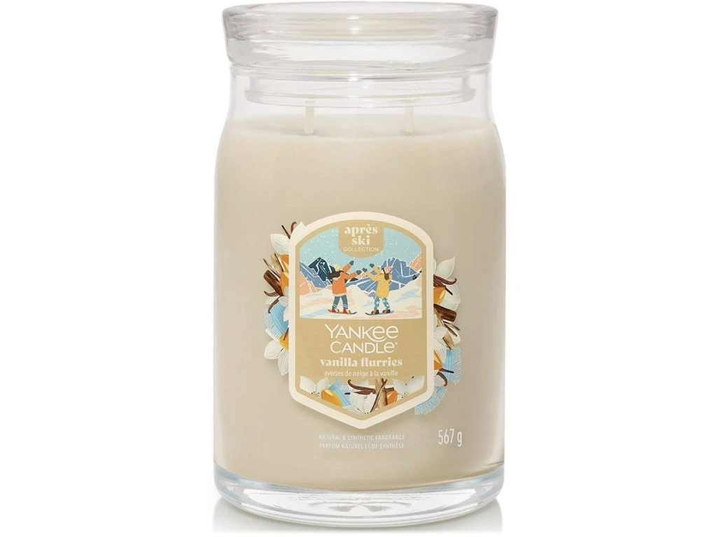 Levně Yankee Candle vonná svíčka Vanilla Flurries 567g