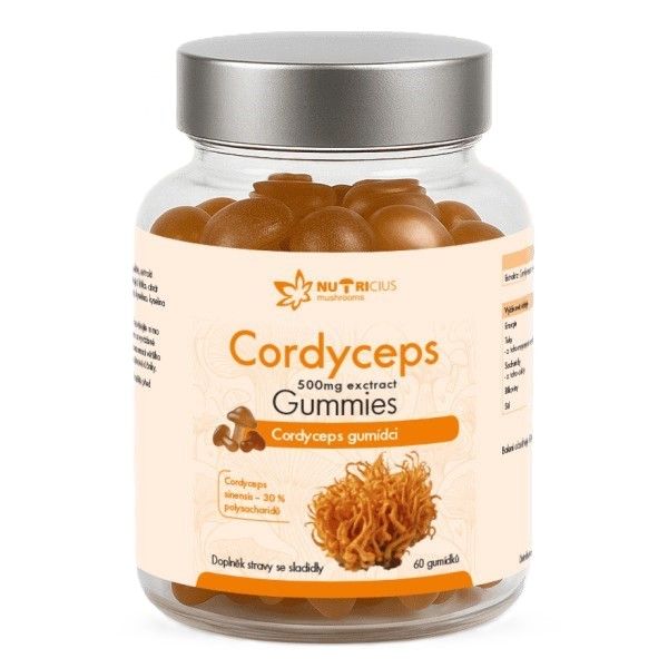 Levně Cordyceps 500mg gummies 60ks