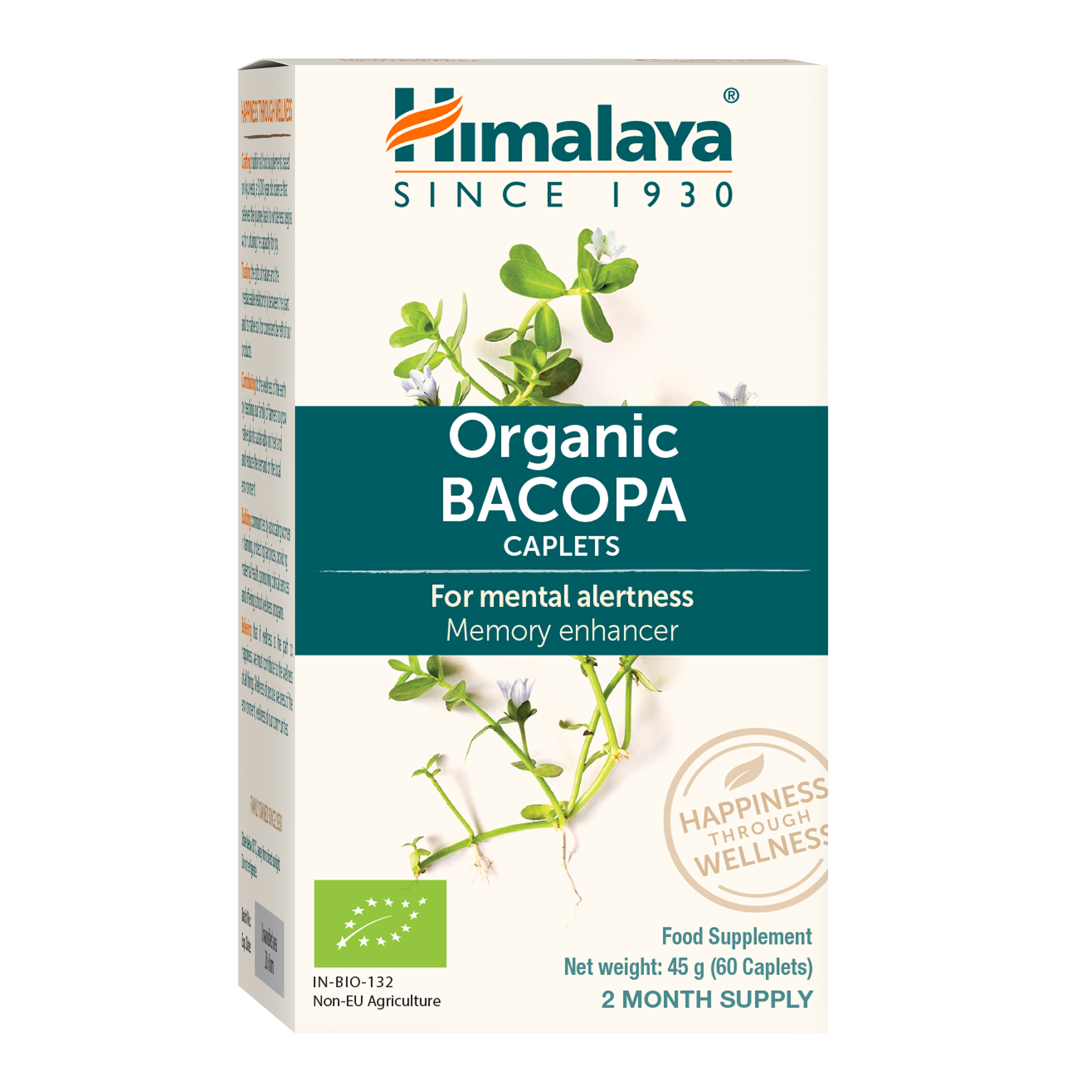 Levně Himalaya Organic Bacopa BIO 60 kapslí