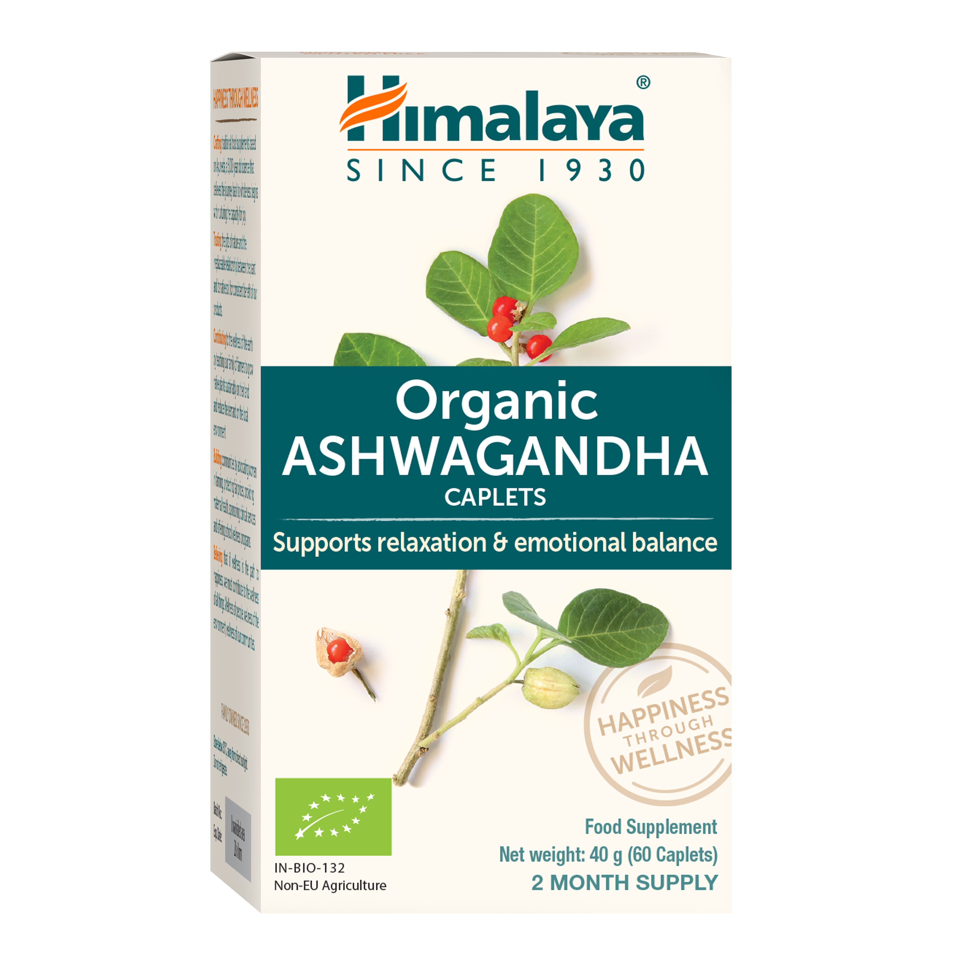 Levně Himalaya Organic Ashwagandha BIO 60 kapslí