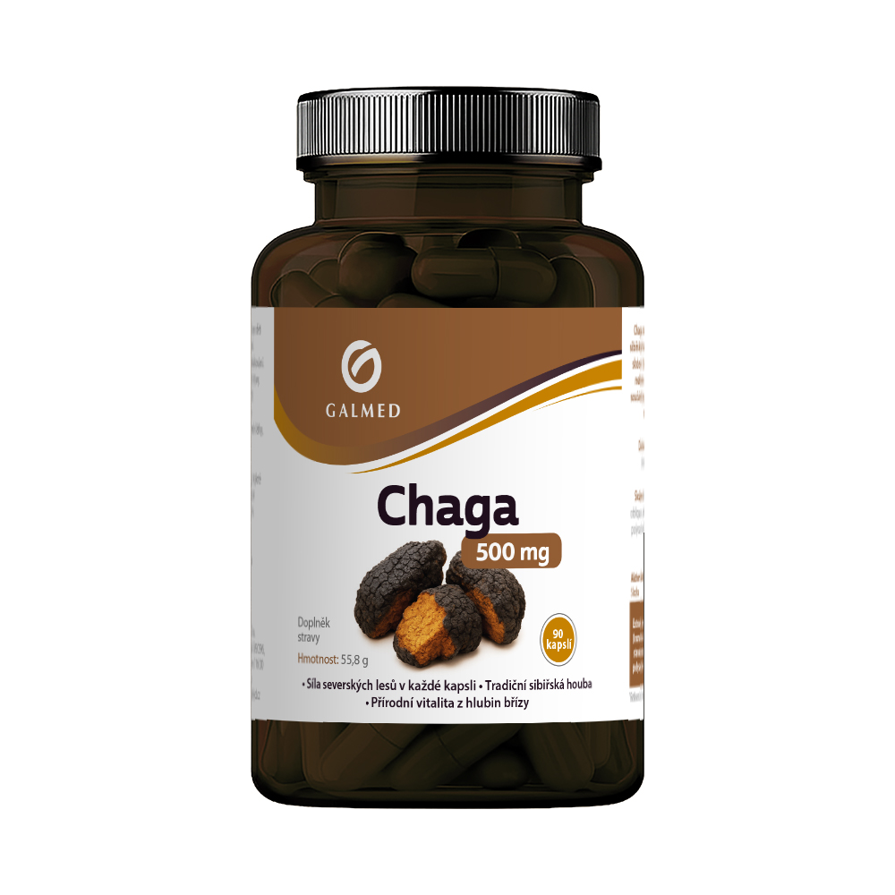 Levně Chaga 500mg Galmed cps 90