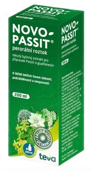 Levně Novo-Passit 77.5mg/ml+40mg/ml perorální roztok 200ml