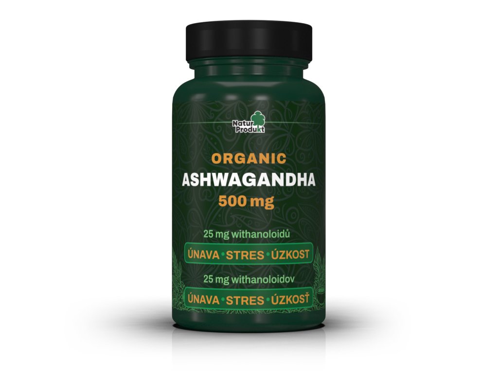 Levně Naturprodukt Ashwagandha organic 500mg 60 tobolek