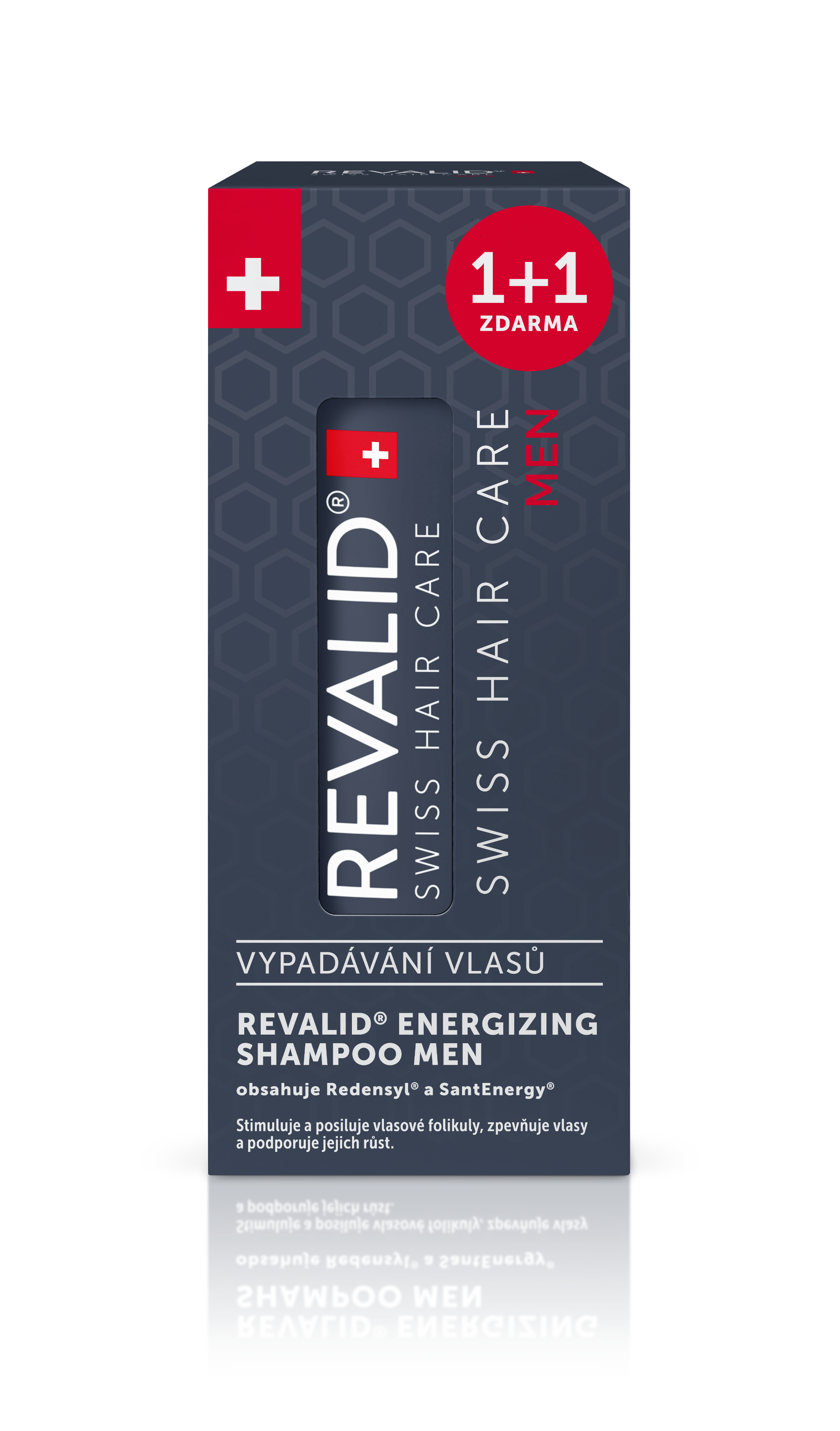 Levně Revalid Energizing Shampoo MEN 200ml 1+1 ZDARMA