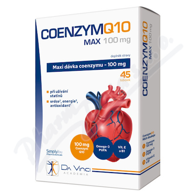 Levně Coenzym Q10 Max 100mg Da Vinci Academia tob.45