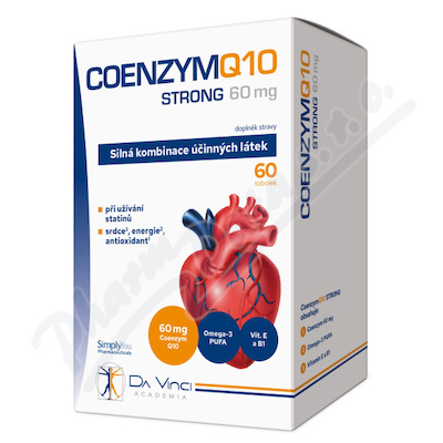 Levně Coenzym Q10 Strong 60mg Da Vinci Academia tob.60
