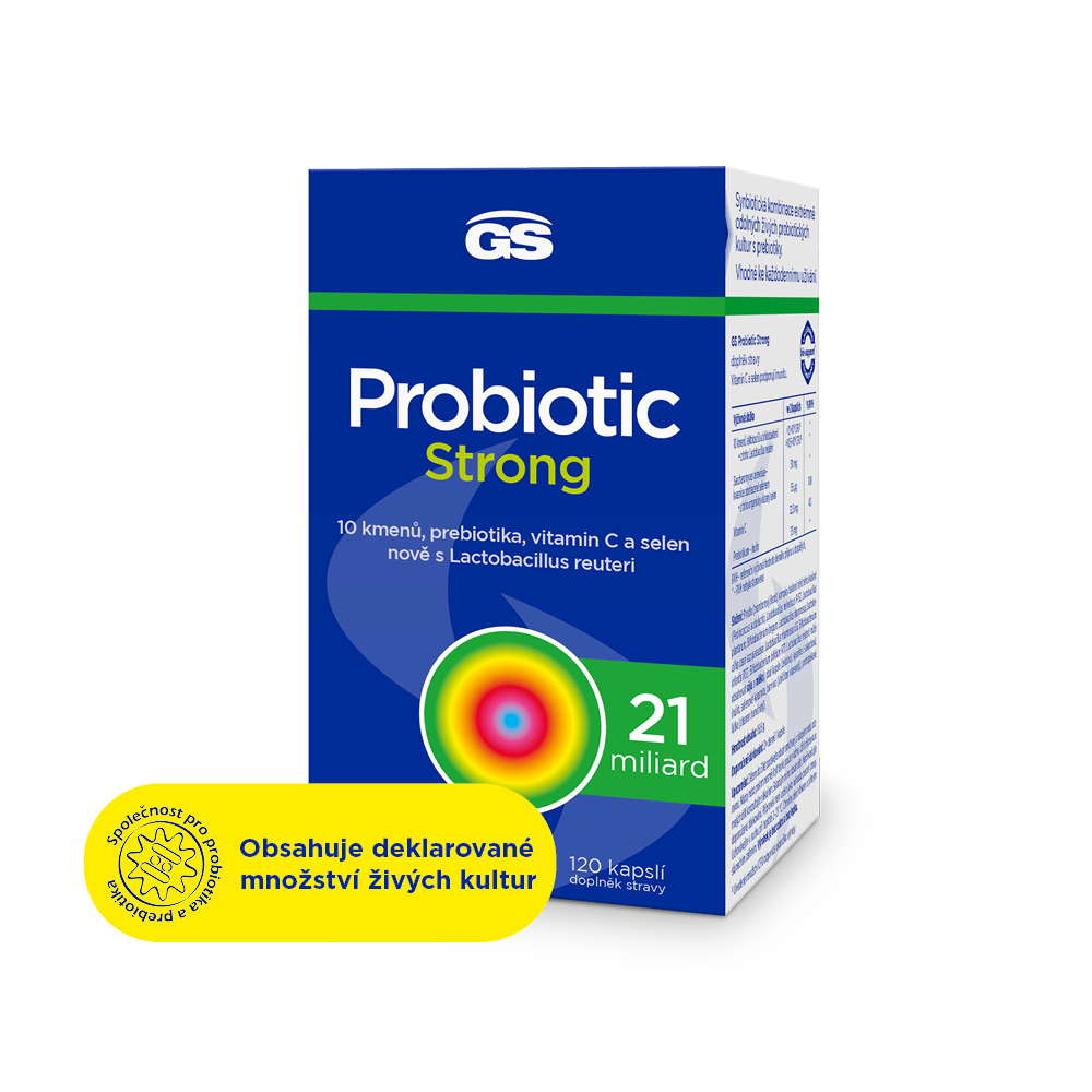 Levně GS Probiotic Strong 120 kapslí