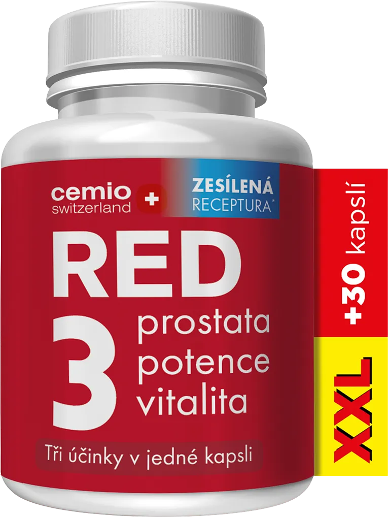 Levně Cemio RED3 XXL 90+30 kapslí