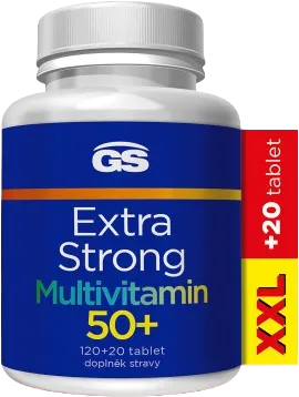 Levně GS Extra Strong Multivitamin 50+ XXL120+20 tablet