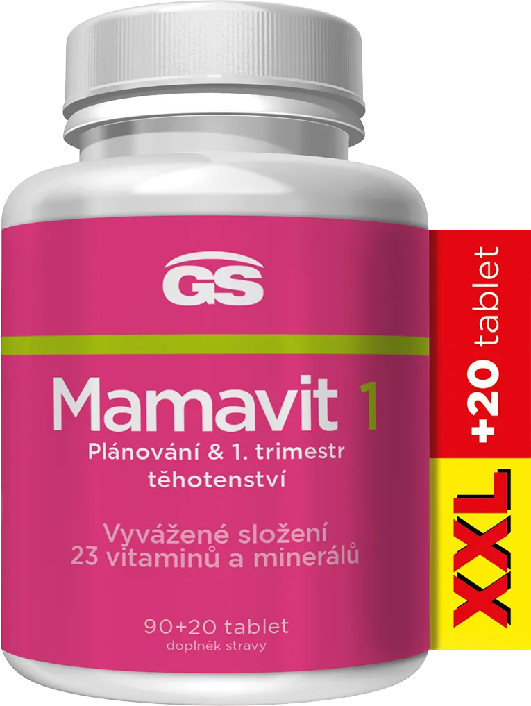 Levně GS Mamavit 1 Plánování a 1.trimestr XXL 90+20 tablet