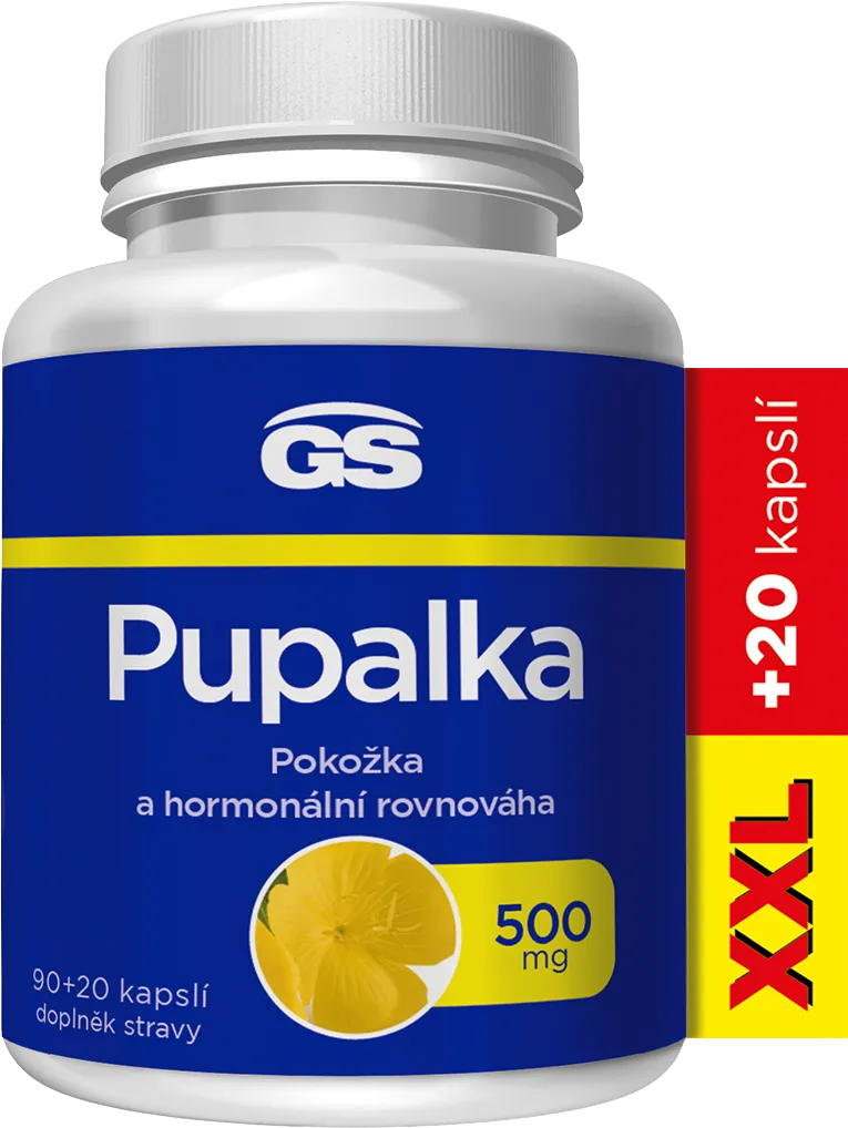 Levně GS Pupalka XXL 90+20 kapslí